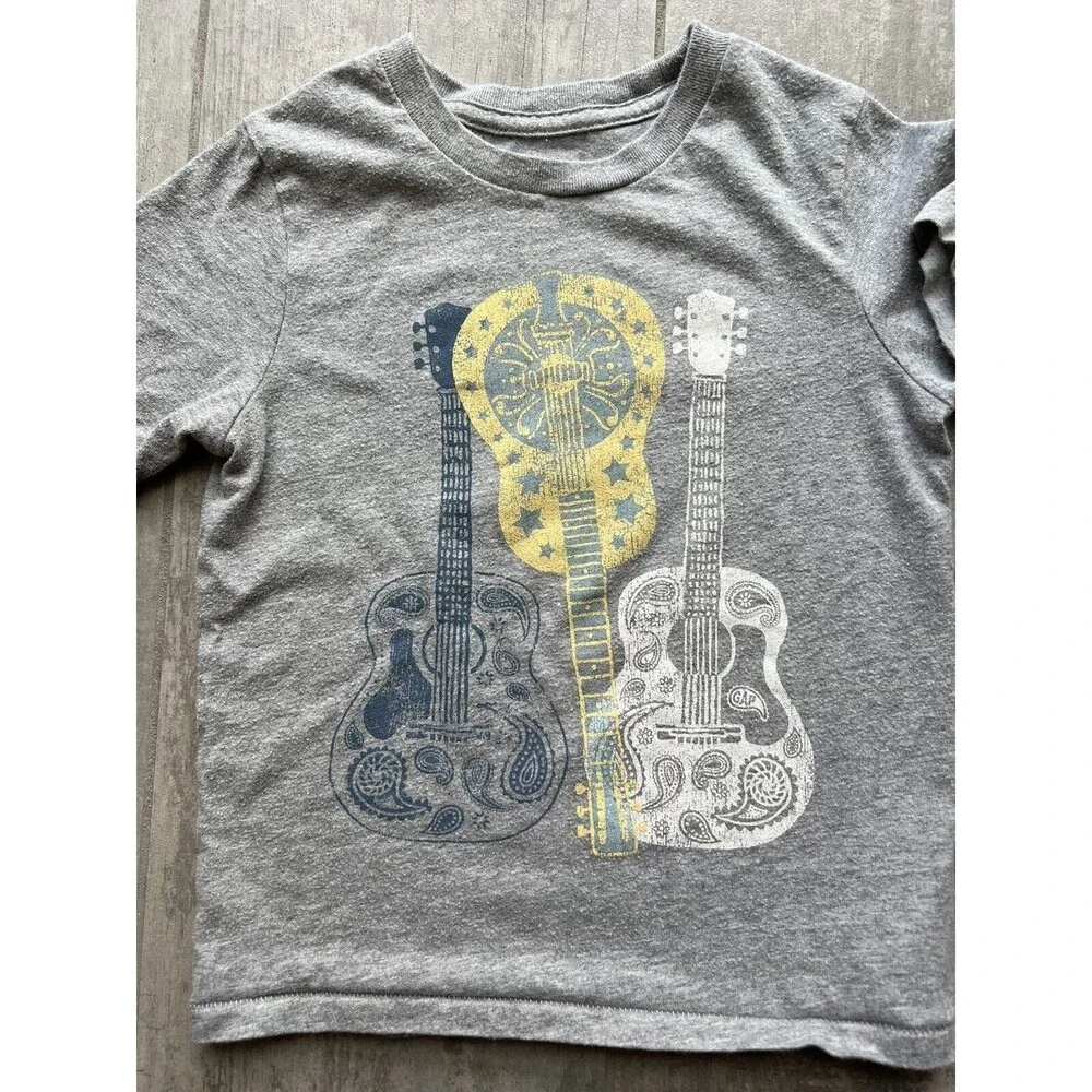 Baby Gap Boys Toddler Cotton Crew Neck Casual Everyday Graphic Tee Set of 2 3T